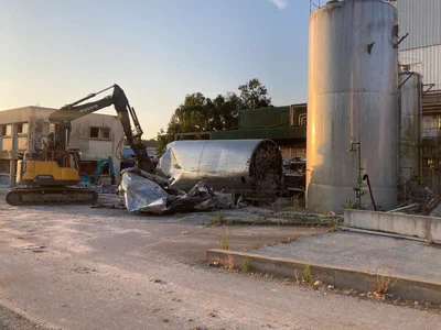 Evacuation Materiaux Valorisables Cuves Lactalis