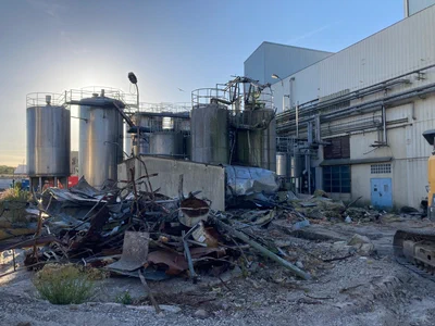 Gravats Acier Chantier Demolition Lactalis Pontivy
