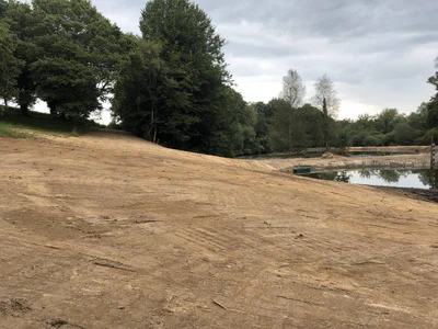Amenagement Terrain Talus Etang Le Faouet Edina Tp