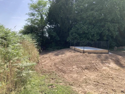Securisation Cloture Bassin Phytoepuration Le Faouet