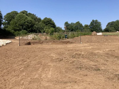 Terrassement Reprofilage Terrain Vue Ensemble Le Faouet